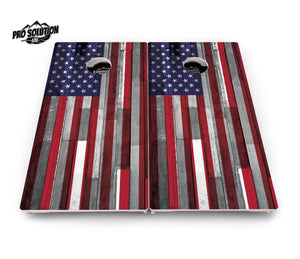 USA / Canada / Union Jack Plank Flag Cornhole Boards - Pro Solution Lite Series Cornhole Solutions