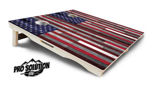 USA / Canada / Union Jack Plank Flag Cornhole Boards - Pro Solution Lite Series Cornhole Solutions