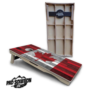 USA / Canada / Union Jack Plank Flag Cornhole Boards - Pro Solution Lite Series Cornhole Solutions