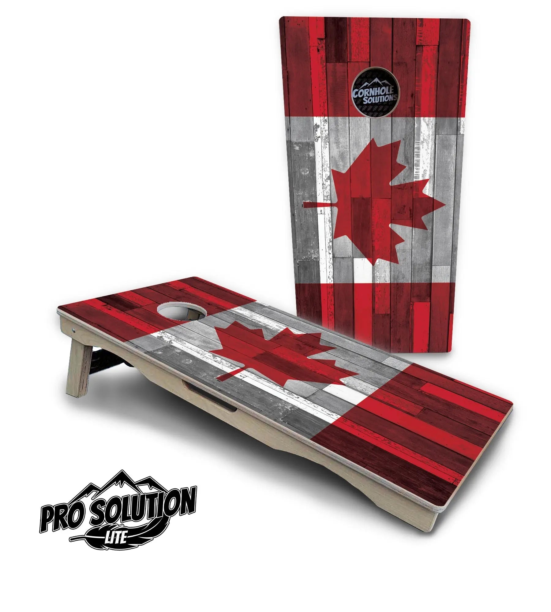 USA / Canada / Union Jack Plank Flag Cornhole Boards - Pro Solution Lite Series Cornhole Solutions