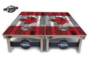 USA / Canada / Union Jack Plank Flag Cornhole Boards - Pro Solution Lite Series Cornhole Solutions