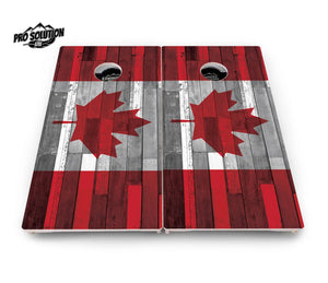 USA / Canada / Union Jack Plank Flag Cornhole Boards - Pro Solution Lite Series Cornhole Solutions
