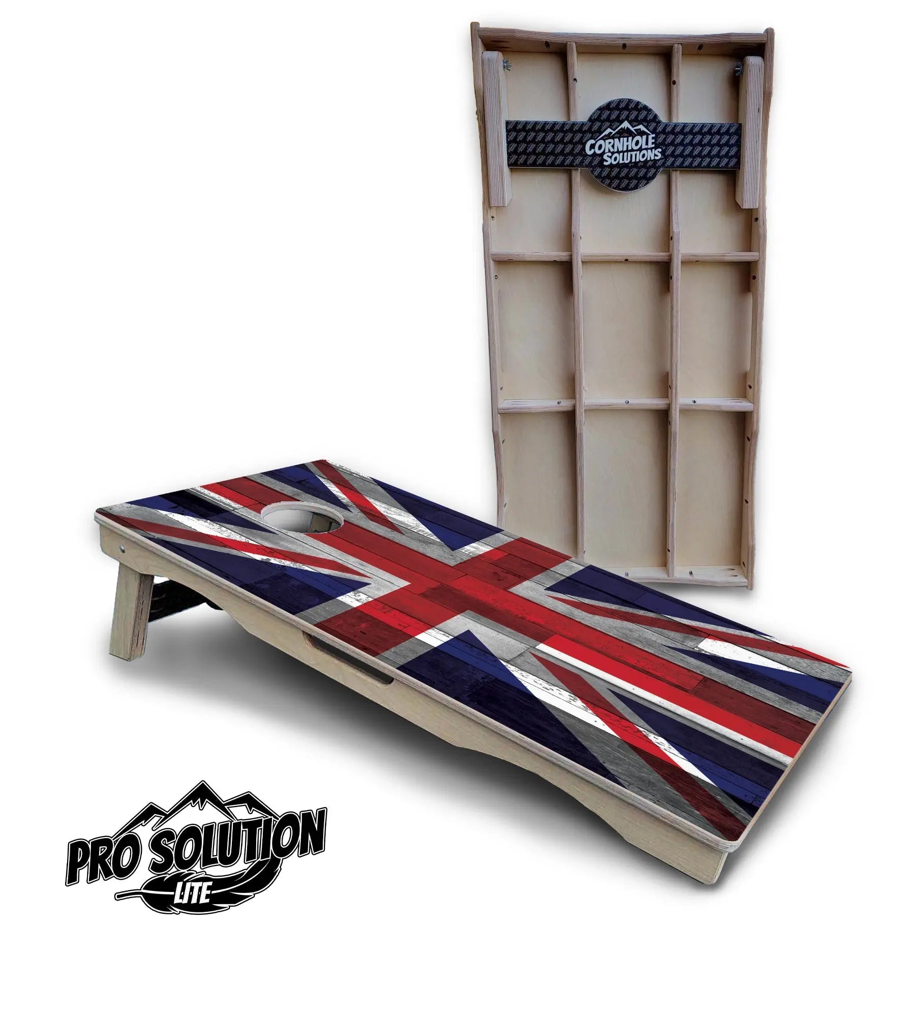 USA / Canada / Union Jack Plank Flag Cornhole Boards - Pro Solution Lite Series Cornhole Solutions