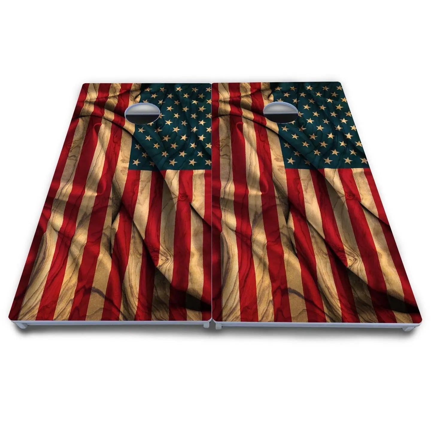 USA Wood Flag Color Cornhole Boards - All Weather Series Cornhole Solutions