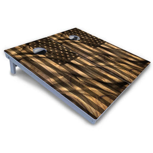 USA Wood Flag Cornhole Boards - All Weather Series Cornhole Solutions