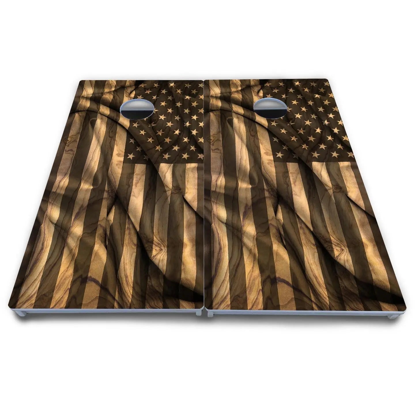 USA Wood Flag Cornhole Boards - All Weather Series Cornhole Solutions