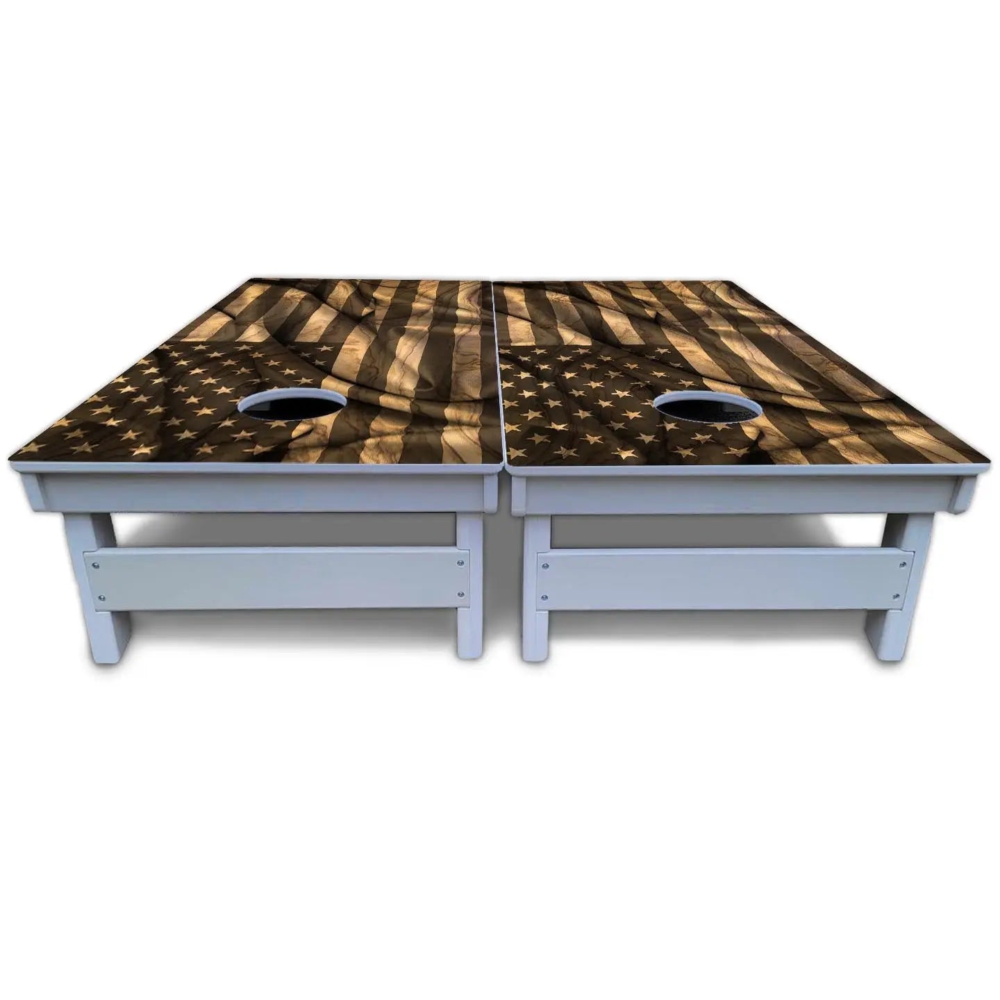 USA Wood Flag Cornhole Boards - All Weather Series Cornhole Solutions