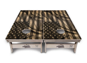 USA Wood Flag Cornhole Boards - Professional Tournament Series Cornhole Solutions
