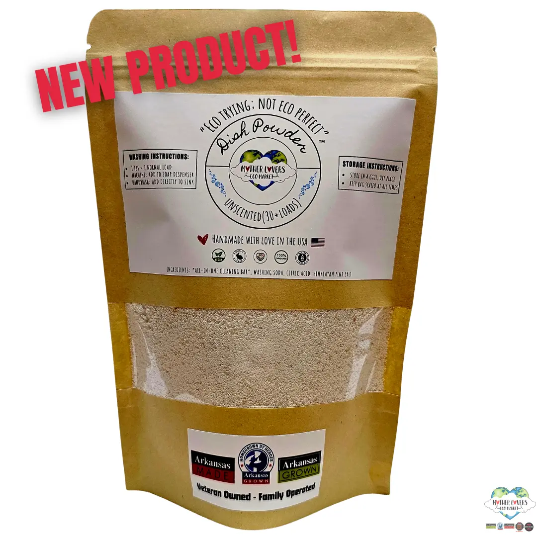 Mother Lovin Ultra Clean Dish Soap Powder by Mother Lovers Eco Market, natural skincare main product photo