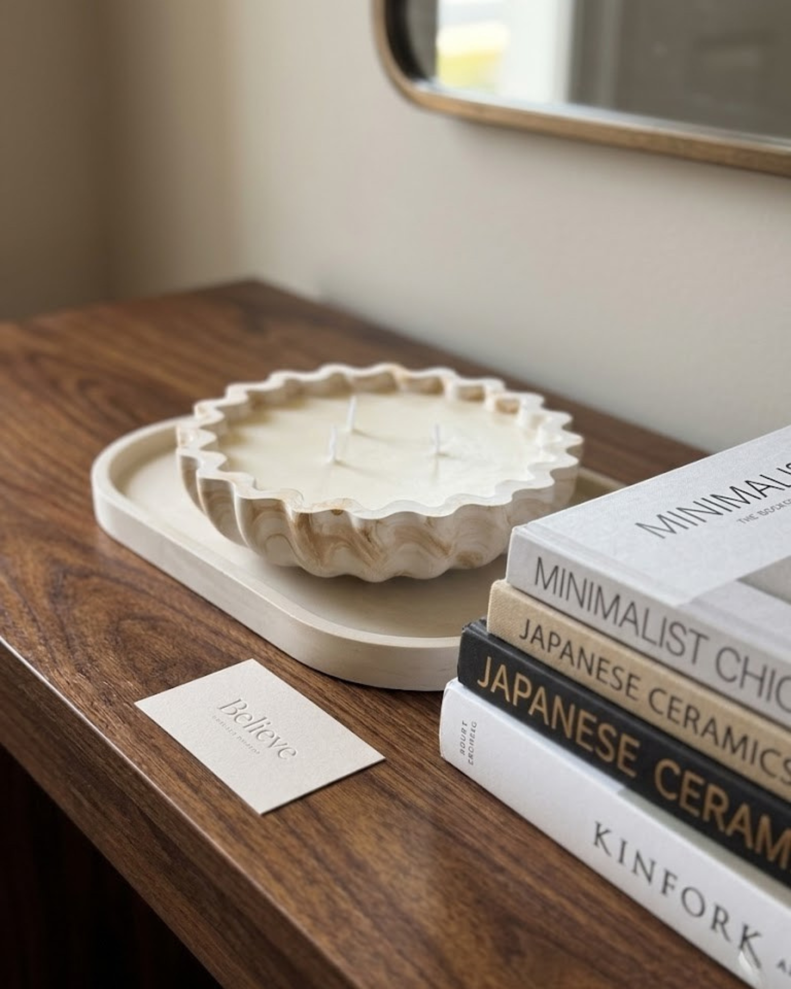 Fluted Candle Bowl
