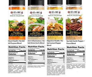 The 8 oz Health Collection Collab Bundle by Igotchu Seasonings, Southern food gift detail photo 2