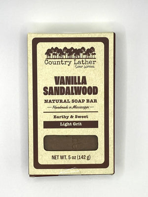 Vanilla Sandalwood handmade Southern soap bar