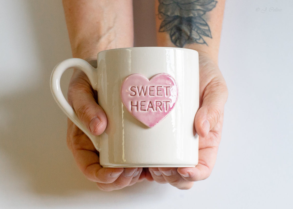 Prodigal Pottery Candy Heart Mug — product view 2