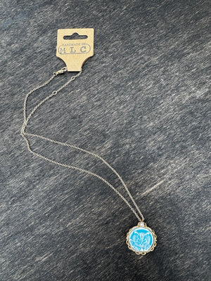 Vintage Kitty Necklace Mushroom Lady Co