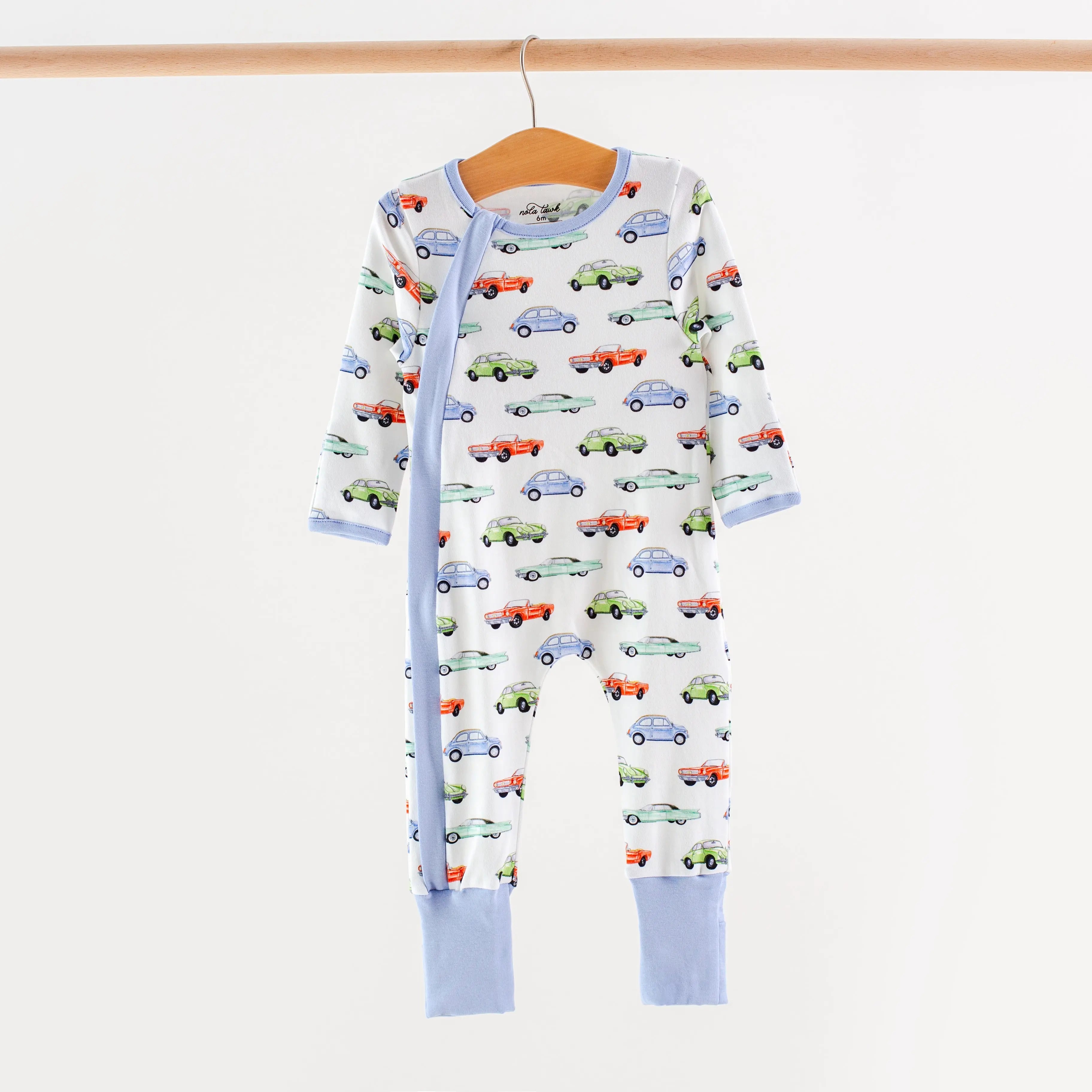 Vintage Road Trip Organic Cotton Kids Pajamas Nola Tawk