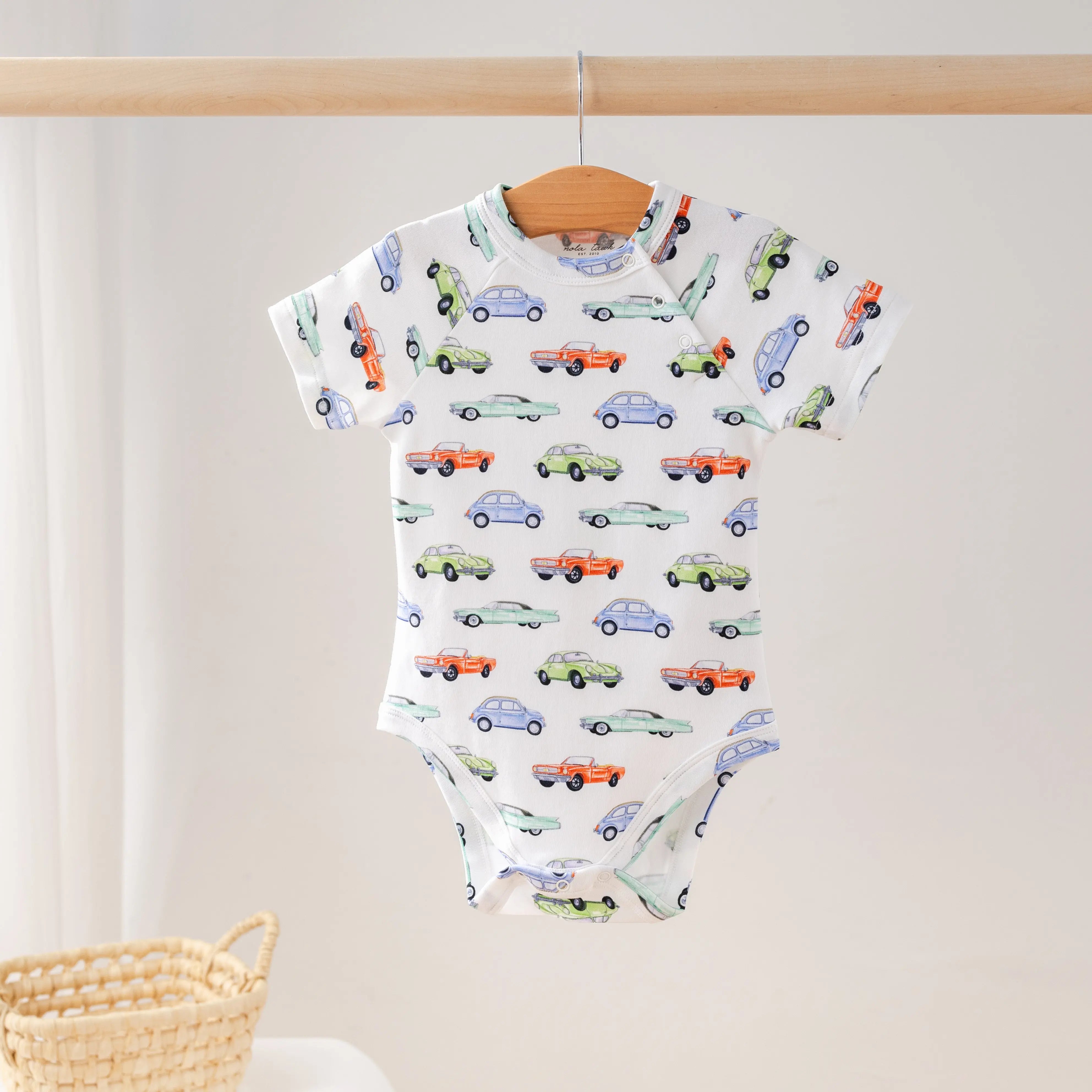 Vintage Road Trip Organic Cotton Onesie Nola Tawk