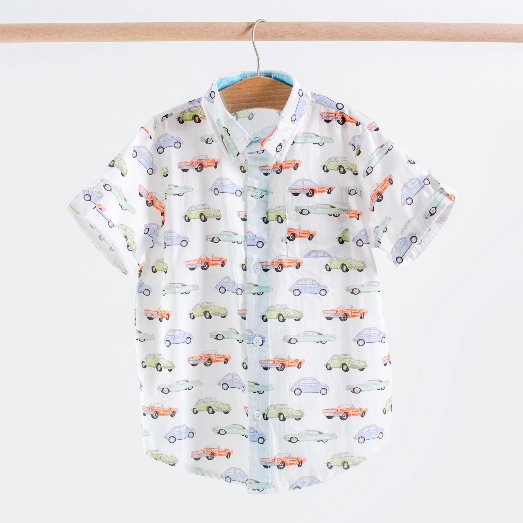 Vintage Road Trip Short Sleeve Collared Shirt Nola Tawk