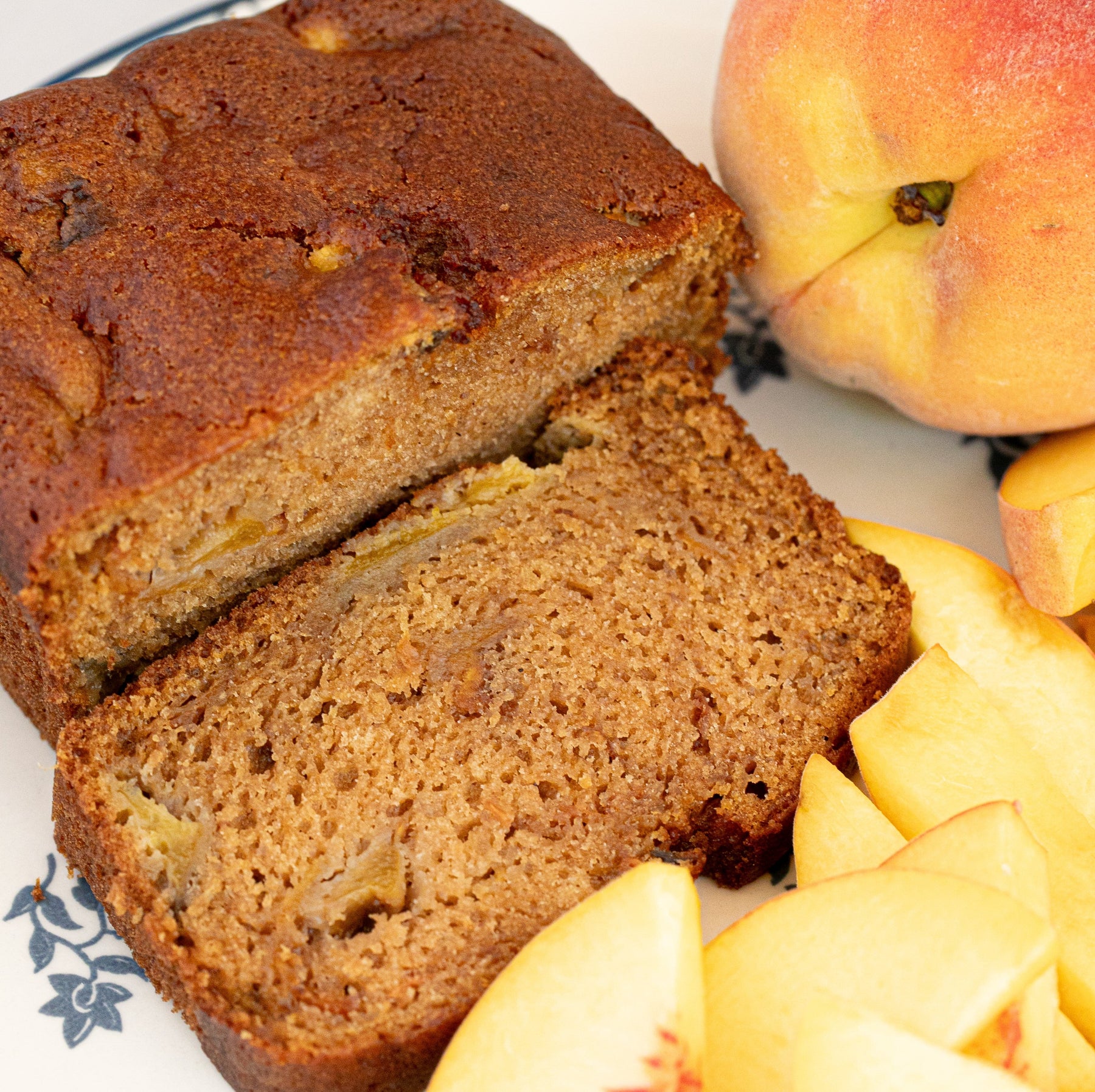 Virginia Peach Cobbler Cake