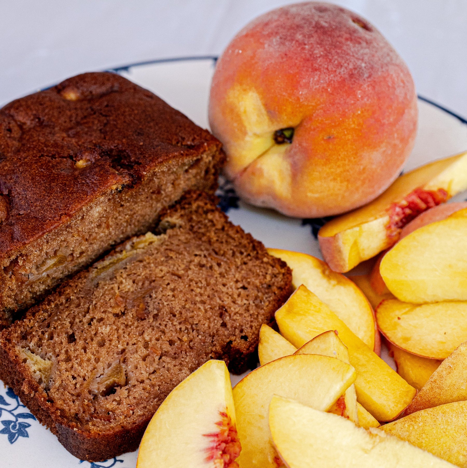 Virginia Peach Cobbler Cake