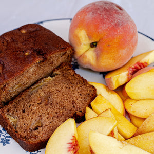 Virginia Peach Cobbler Cake