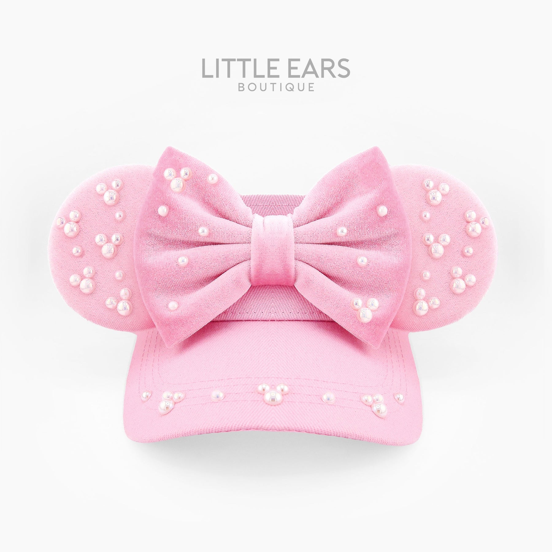 Pink Pearls Mickey Visor