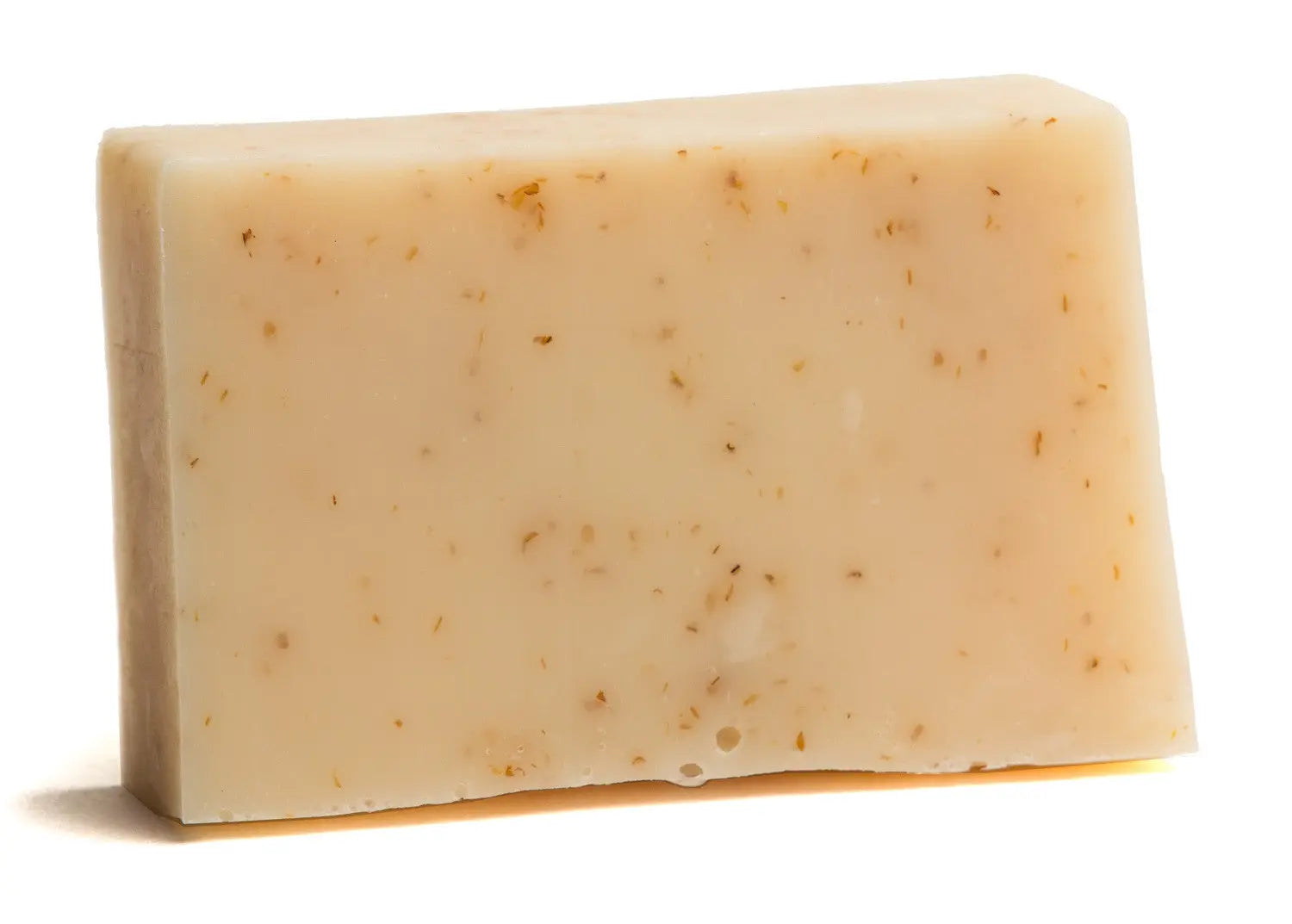 Wheat Germ & Vanilla Soap Slice with natural exfoliant specks