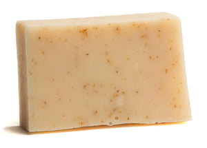 Wheat Germ & Vanilla Soap Slice with natural exfoliant specks