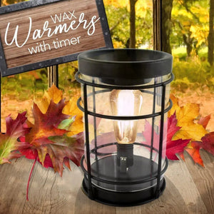 Wax Melt Warmer, W/ Safety Timer & Edison Bulb (Collective) The Candleberry® Candle Company