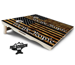 We The People USA Flag Cornhole Boards - Pro Solution Elite Series Cornhole Solutions