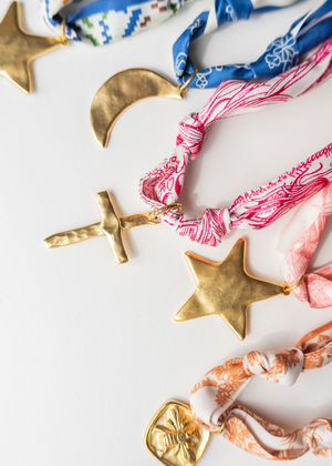 Custom Scarf Necklaces