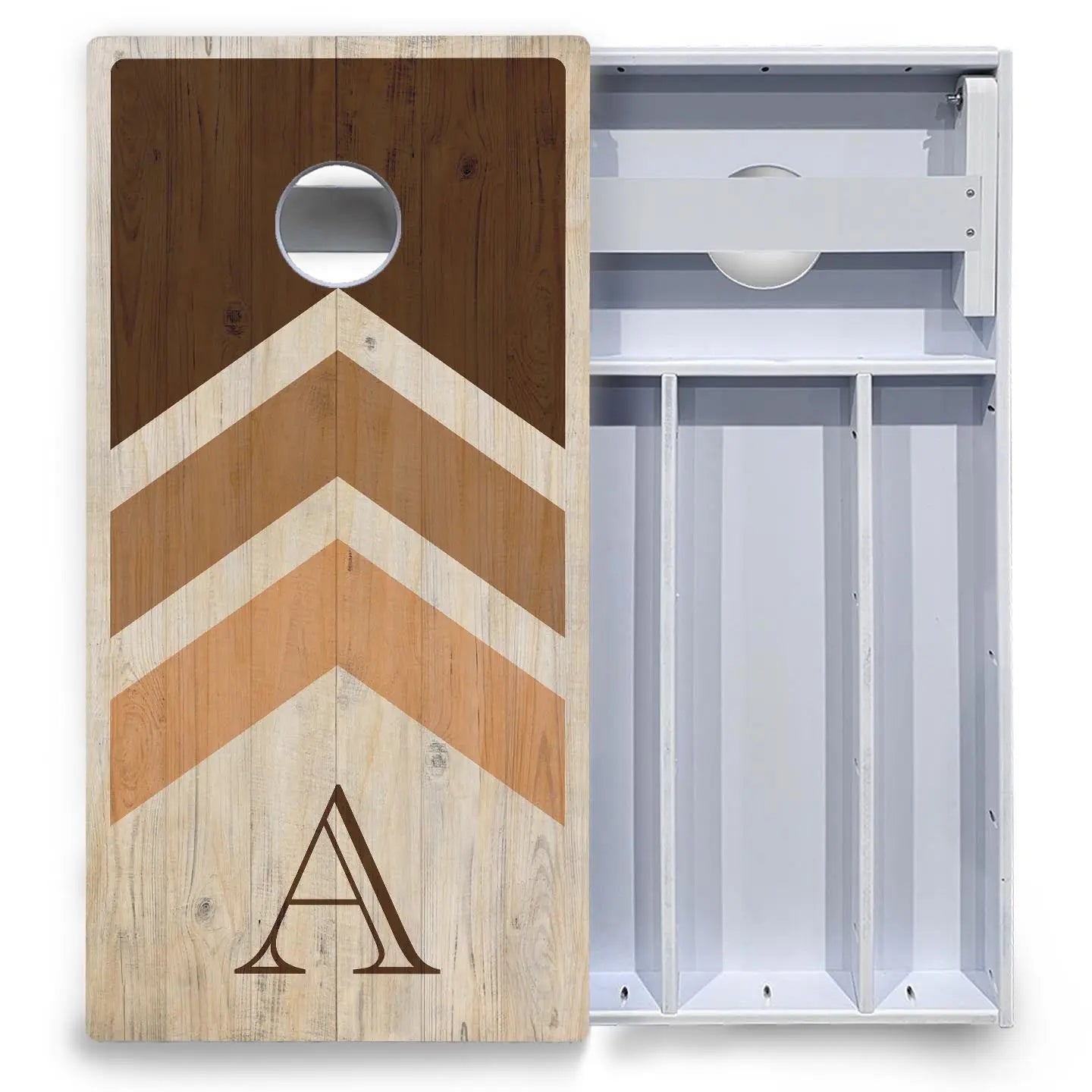 Wedding Arrows Cornhole Boards - All Weather Series - Natural Cornhole Solutions