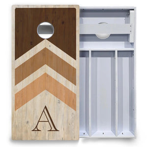 Wedding Arrows Cornhole Boards - All Weather Series - Natural Cornhole Solutions