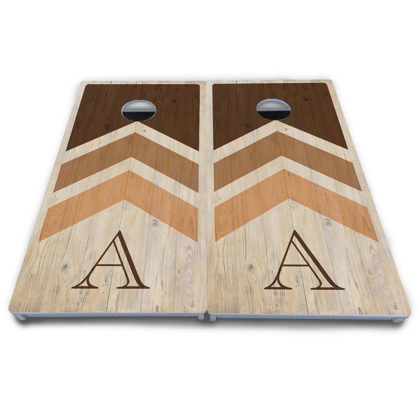 Wedding Arrows Cornhole Boards - All Weather Series - Natural Cornhole Solutions