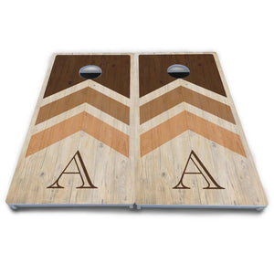 Wedding Arrows Cornhole Boards - All Weather Series - Natural Cornhole Solutions