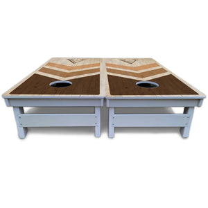 Wedding Arrows Cornhole Boards - All Weather Series - Natural Cornhole Solutions