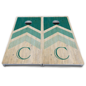 Wedding Arrows Cornhole Boards - All Weather Series - Teal Cornhole Solutions