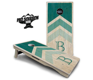Wedding Arrows Cornhole Boards - Pro Solution Elite Series - Teal Cornhole Solutions