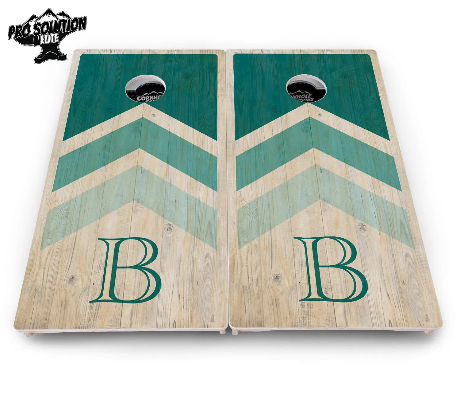 Wedding Arrows Cornhole Boards - Pro Solution Elite Series - Teal Cornhole Solutions