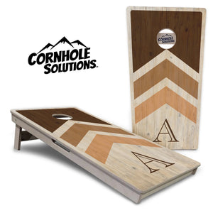 Wedding Arrows Cornhole Boards - Professional Tournament Series - Natural Cornhole Solutions