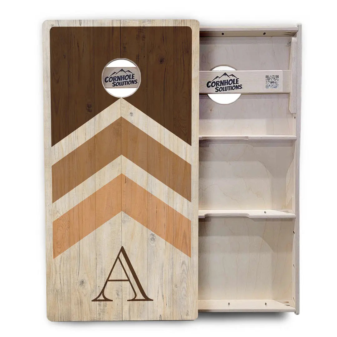 Wedding Arrows Cornhole Boards - Professional Tournament Series - Natural Cornhole Solutions