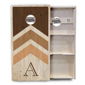 Wedding Arrows Cornhole Boards - Professional Tournament Series - Natural Cornhole Solutions