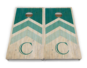 Wedding Arrows Cornhole Boards - Professional Tournament Series - Teal Cornhole Solutions