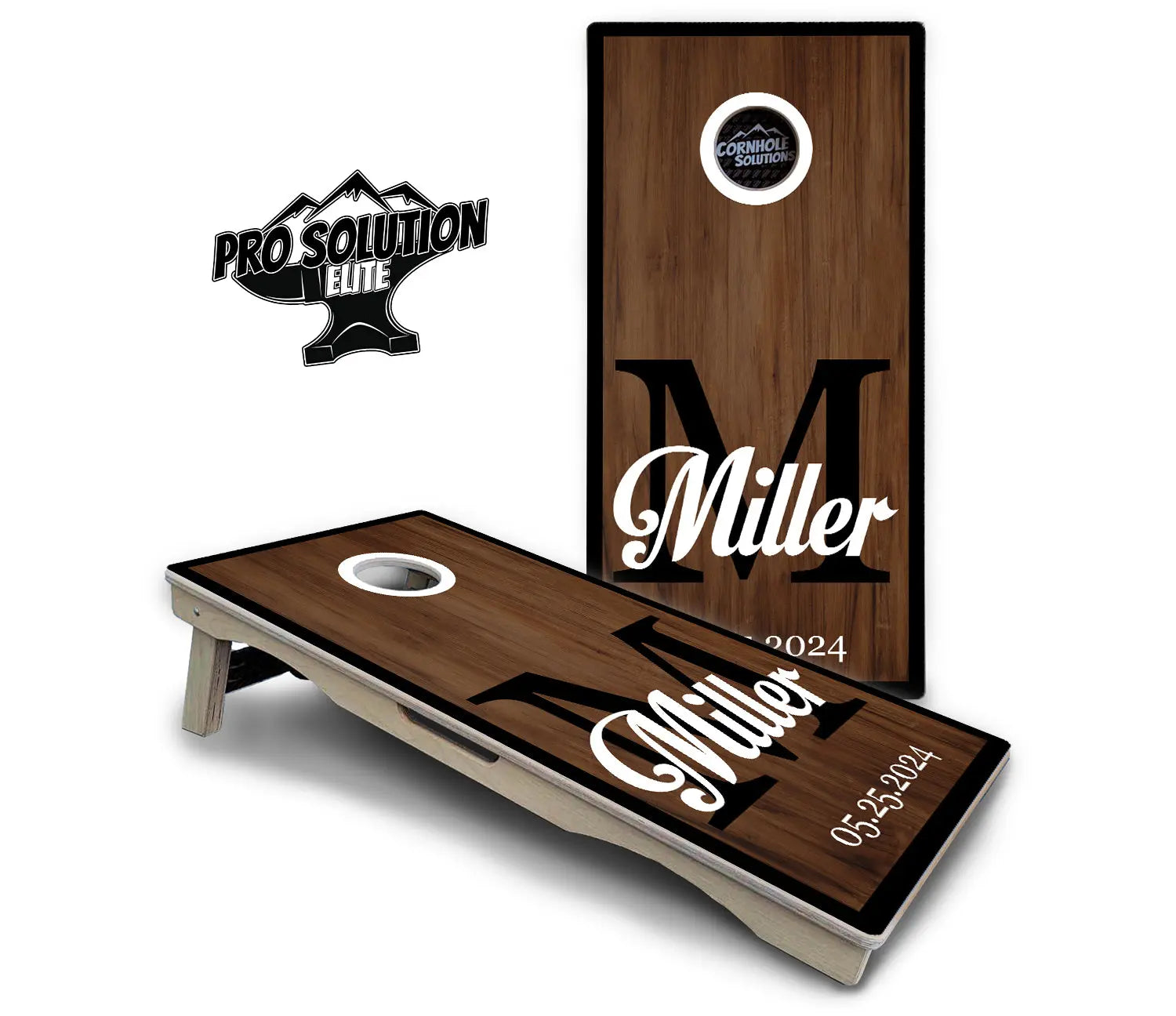 Wedding Letter Name Cornhole Boards - Pro Solution Elite Series Cornhole Solutions