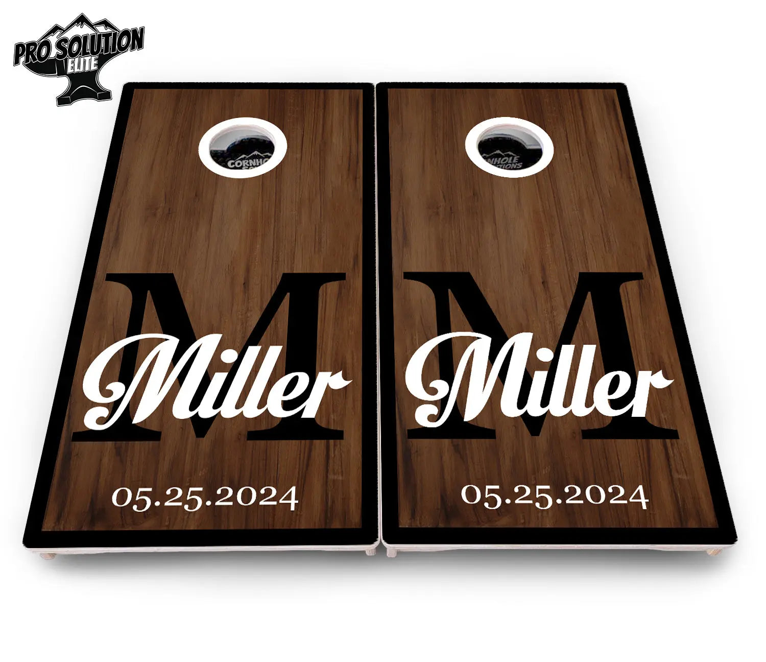 Wedding Letter Name Cornhole Boards - Pro Solution Elite Series Cornhole Solutions