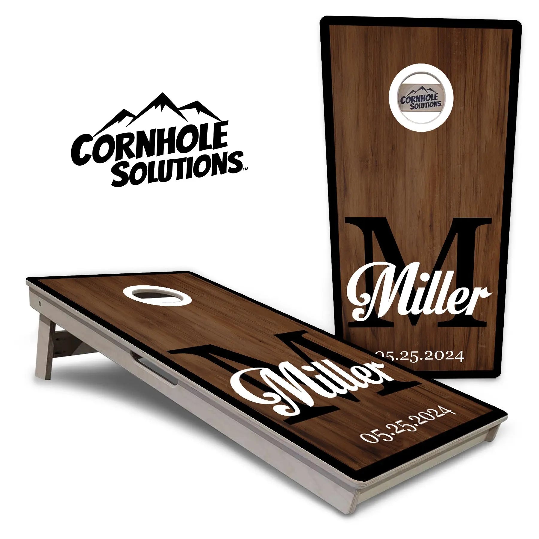Wedding Name Letter Cornhole Boards - Professional Tournament Series Cornhole Solutions