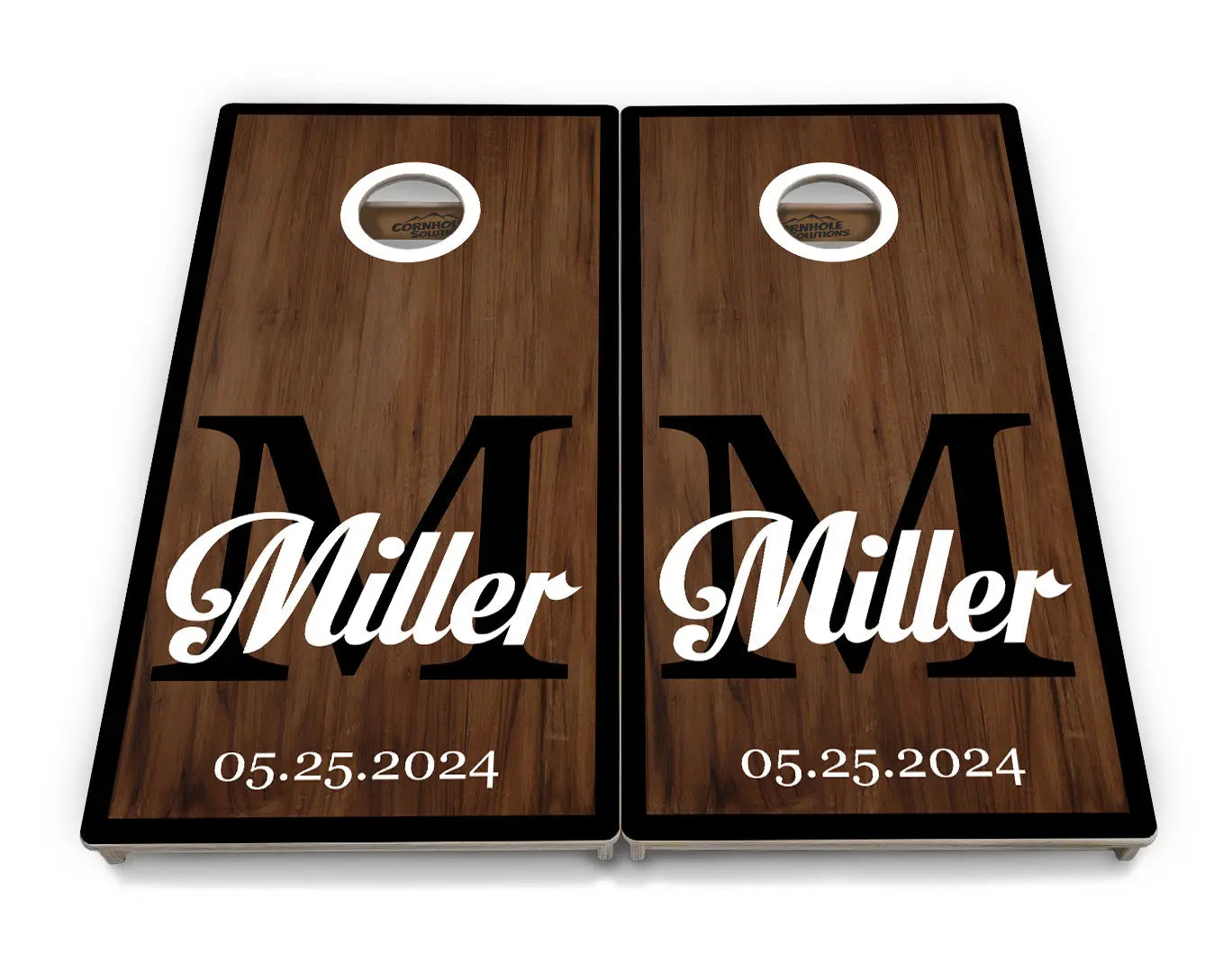 Wedding Name Letter Cornhole Boards - Professional Tournament Series Cornhole Solutions