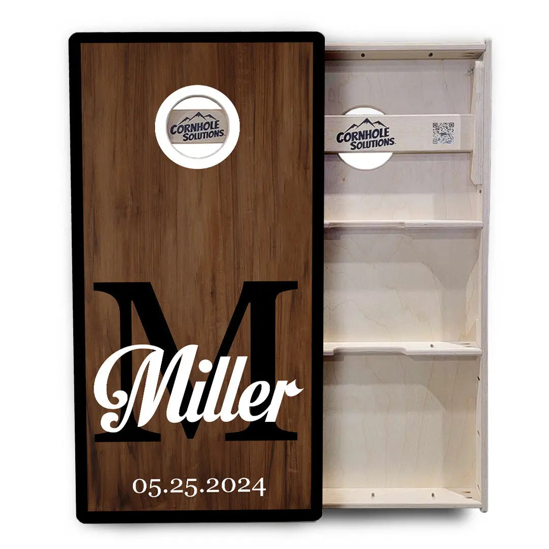 Wedding Name Letter Cornhole Boards - Professional Tournament Series Cornhole Solutions