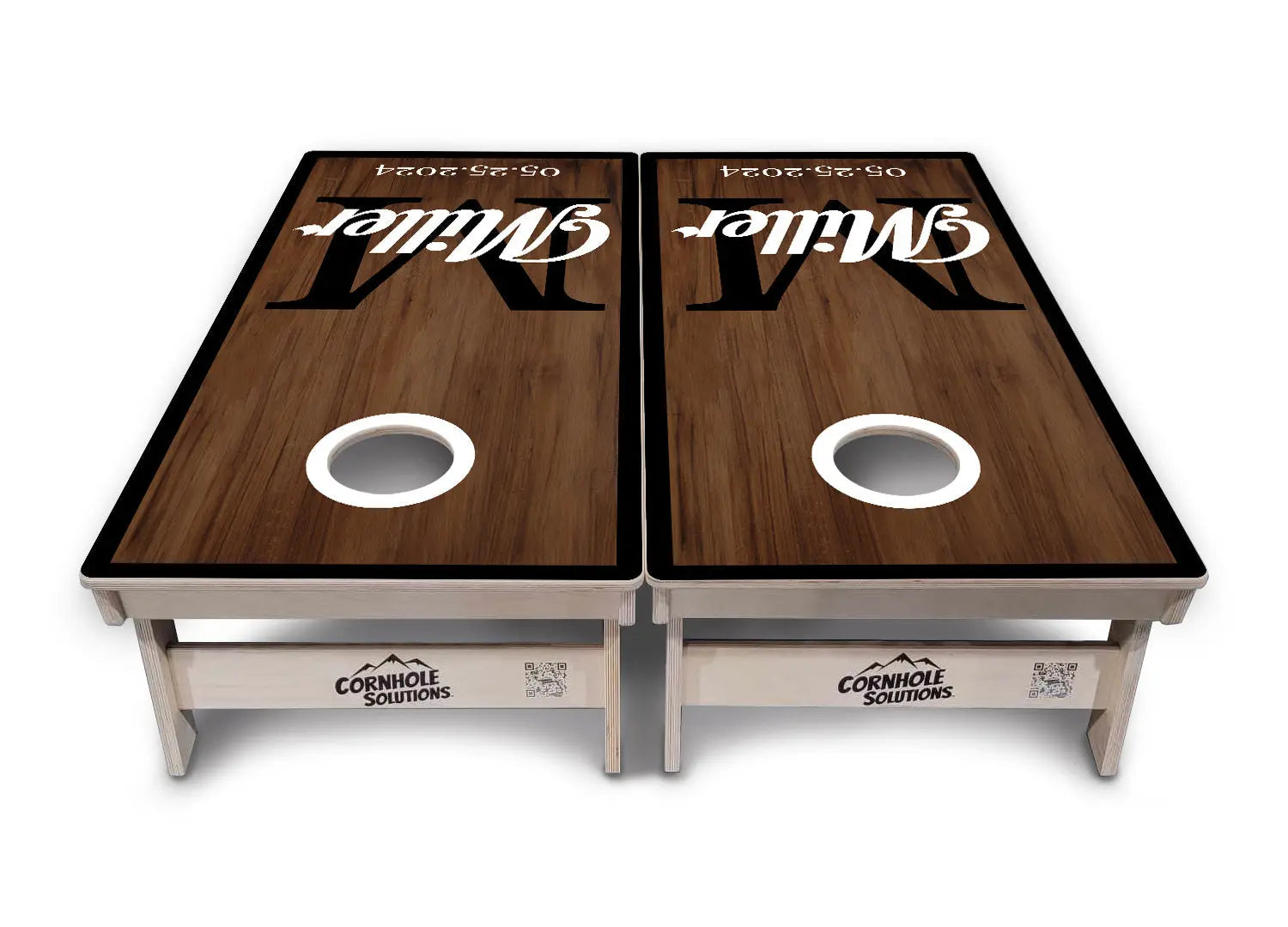 Wedding Name Letter Cornhole Boards - Professional Tournament Series Cornhole Solutions