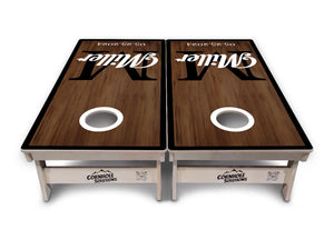 Wedding Name Letter Cornhole Boards - Professional Tournament Series Cornhole Solutions