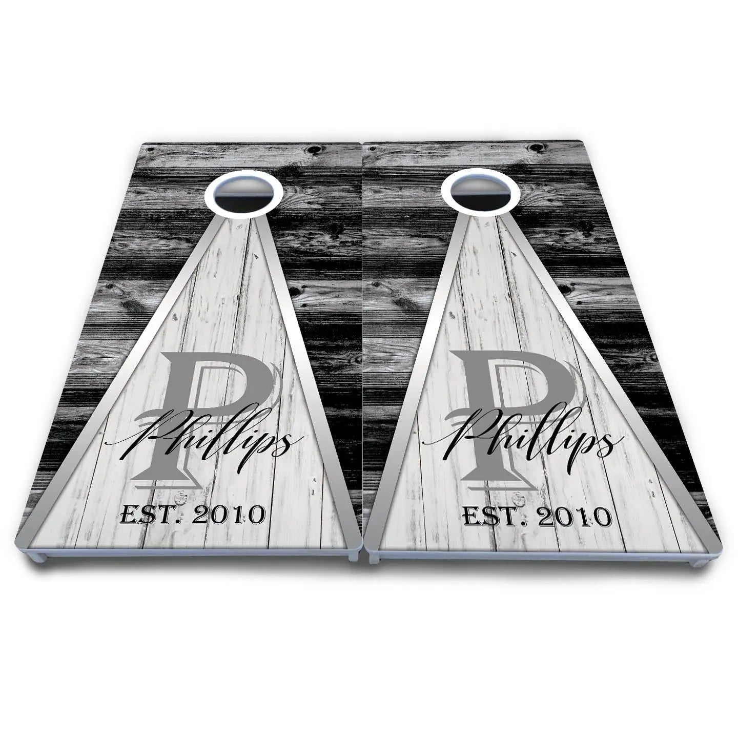 Wedding Triangle Cornhole Boards - All Weather Series Cornhole Solutions